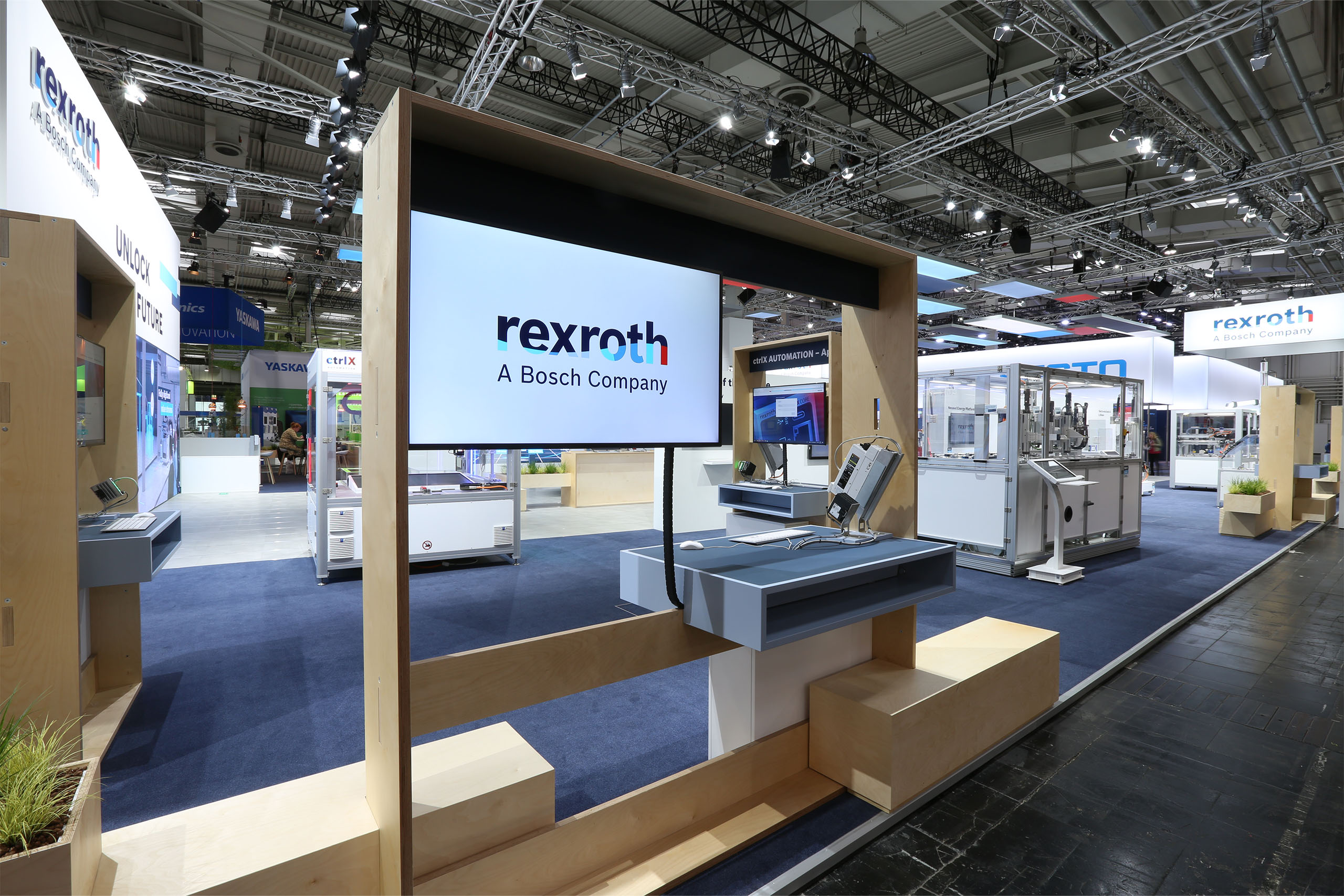 Nachhaltiges Standsystem Bosch Rexroth HMI 2022