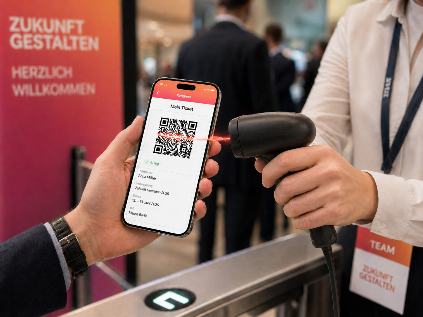 MCI Mobile Event App QR Code Scan